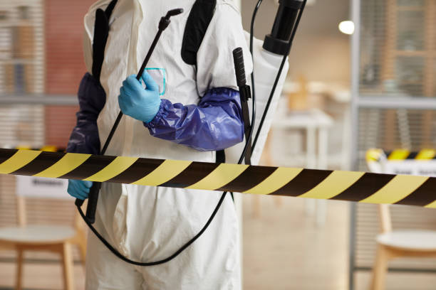 Professional Biohazard Cleanup technician working in Little Suamico, WI